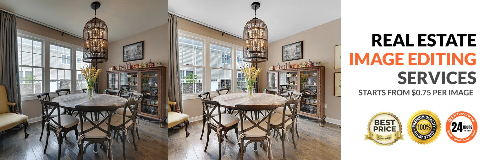 Real estate image editing services