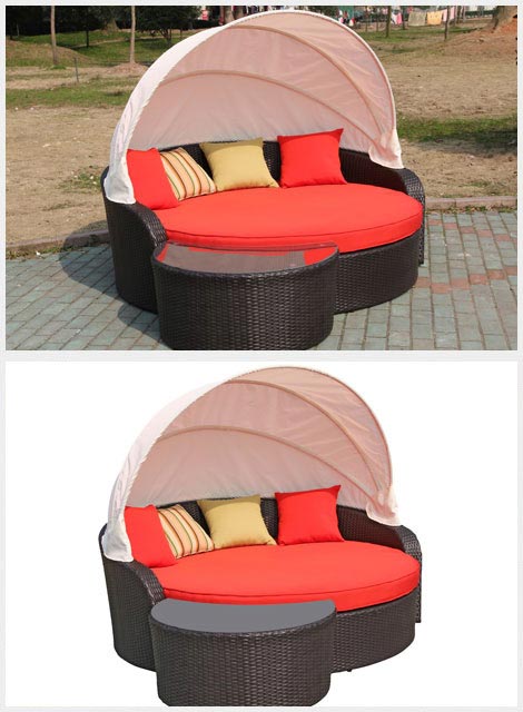 Chair cut out on white background